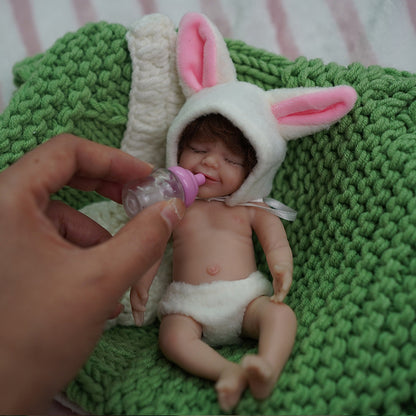 6 inch solid silicone doll