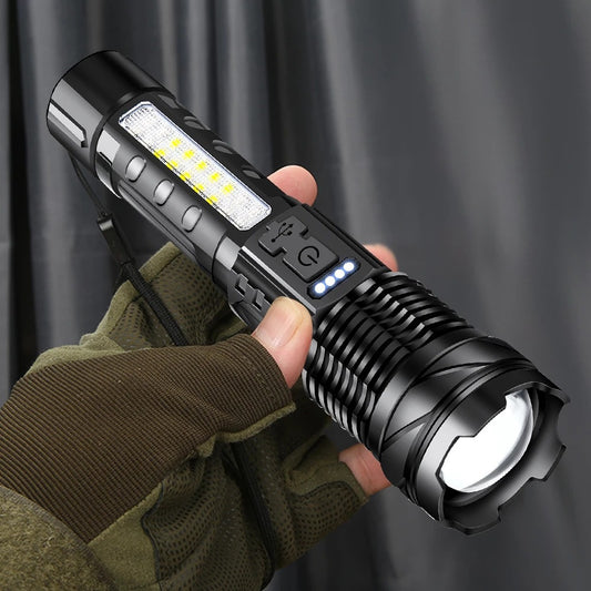 Strong light flashlight USB charging