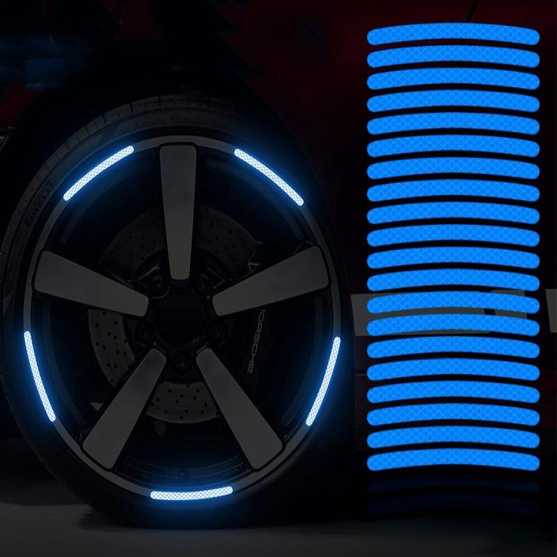 🔥Reflective Car Wheel Rim Stickers