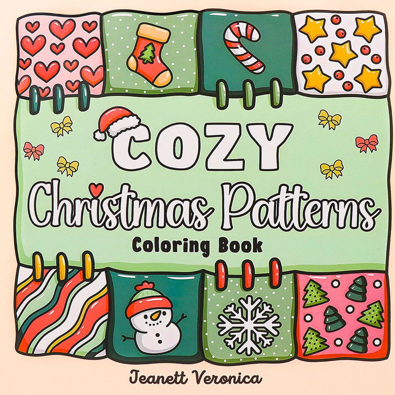 cozy christmas coloring book