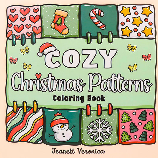 cozy christmas coloring book