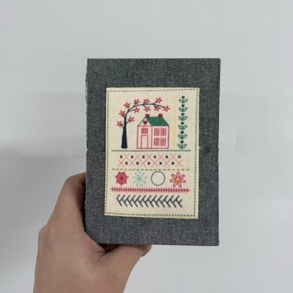Needlework loose-leaf book Linen stitch book DIY embroidery kit