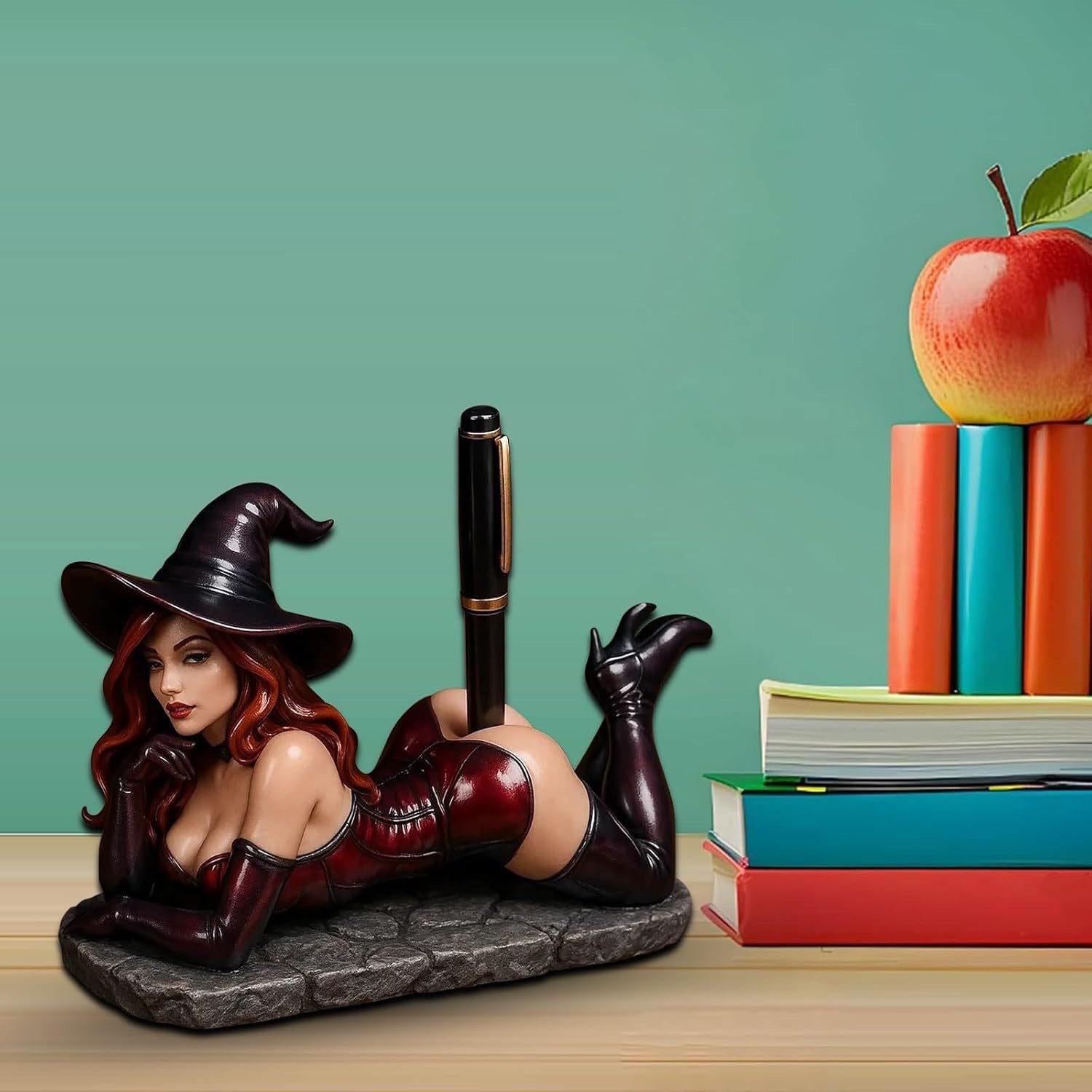 Funny Witch Pencil Holder