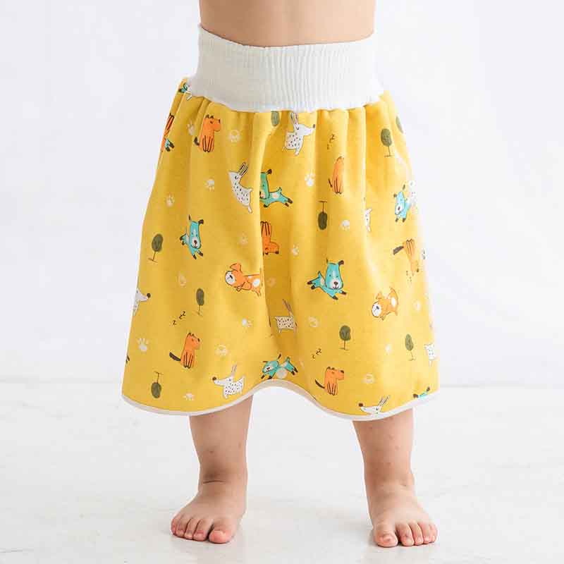 Baby diaper skirt children night urination artifact