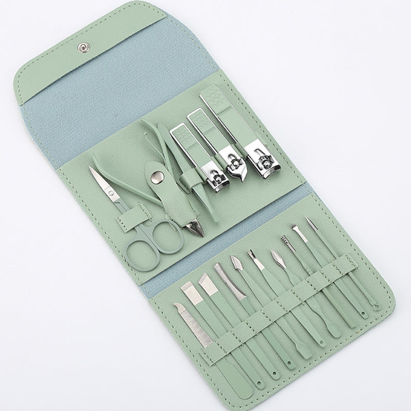 Folding bag 16-piece nail clipper set