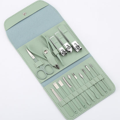 Folding bag 16-piece nail clipper set