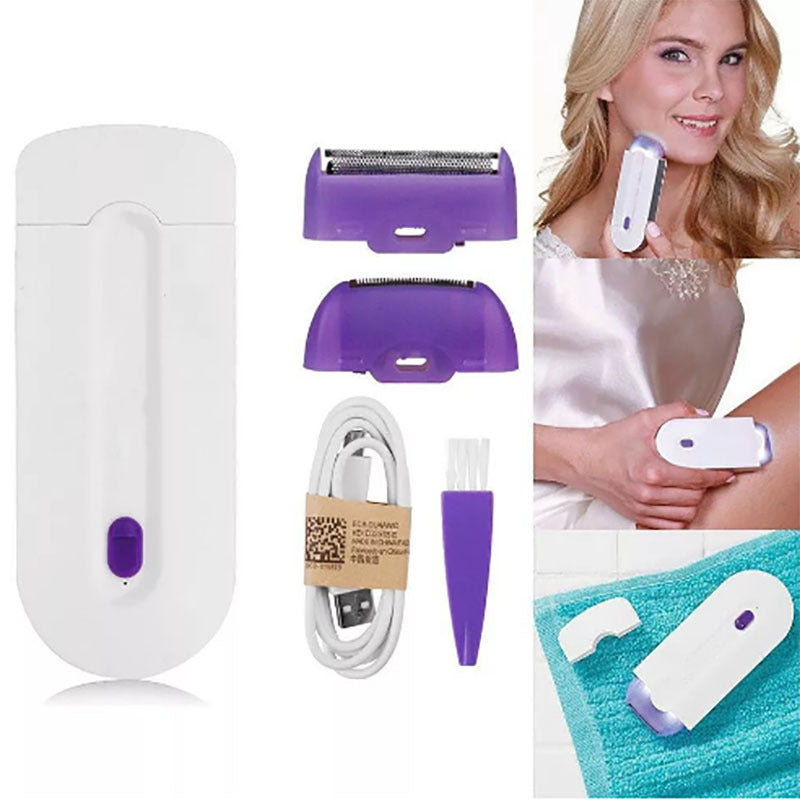 Blue light induction electric purple hair removal device