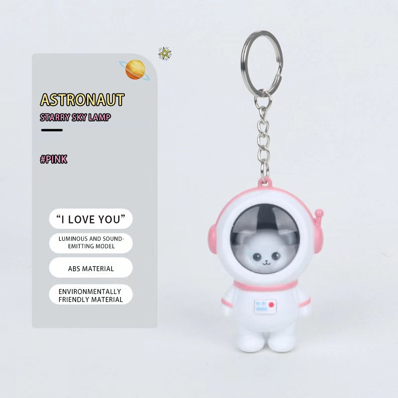 Astronaut keychain pendant