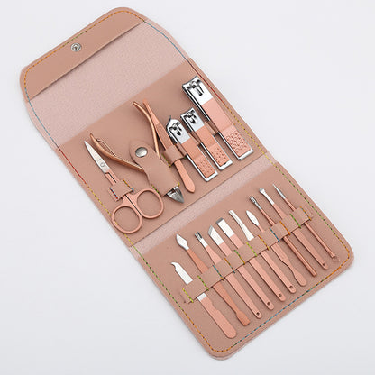 Folding bag 16-piece nail clipper set