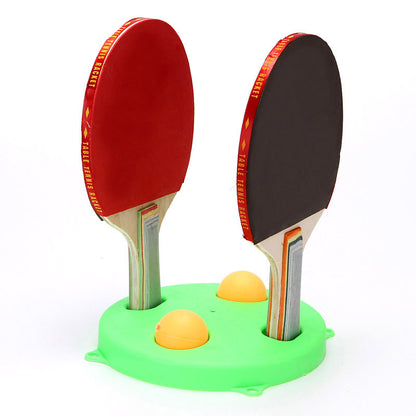 Suction cup table tennis trainer