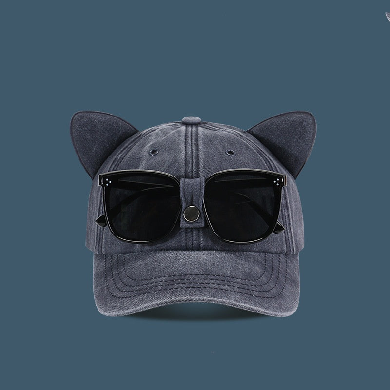 Sunglasses and cap（Send sunglasses）