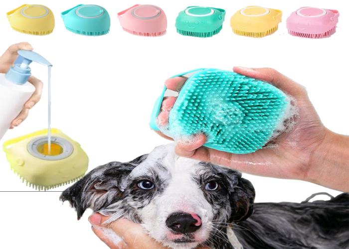 Pet Massage Glove Brush (Set of Two)