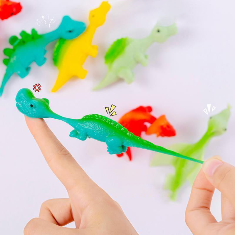 Catapult dinosaur finger elastic toy decompression creative