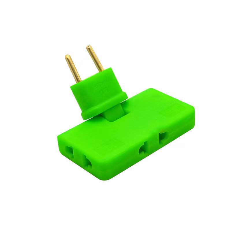 180 degree rotating European standard one to three adapter