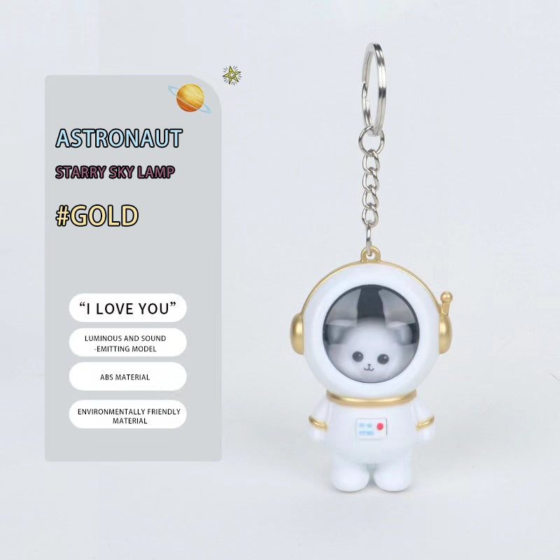 Astronaut keychain pendant