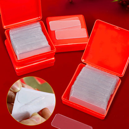 Double-sided tape transparent box