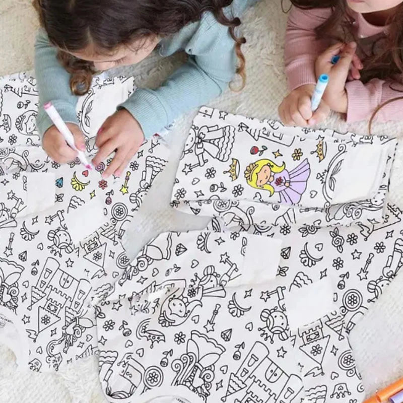 Kids Coloring Pajamas Sets