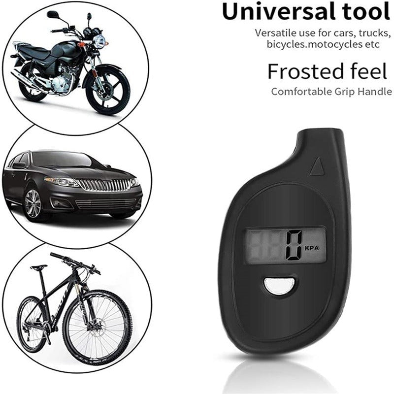 Mini Air Pressure Digital Measurement Keychain Tire Meter