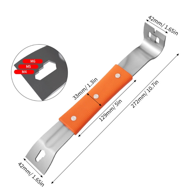 Multifunctional Scraper Crowbar