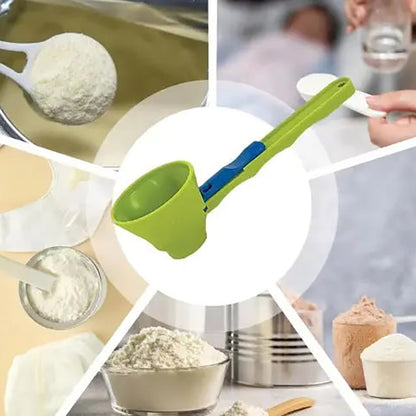 Creative protein powder sliding spoon coffee Leak-proof spoon