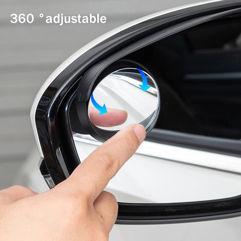 2-in-1 Car Rain Eyebrow Blind Spot Mirror