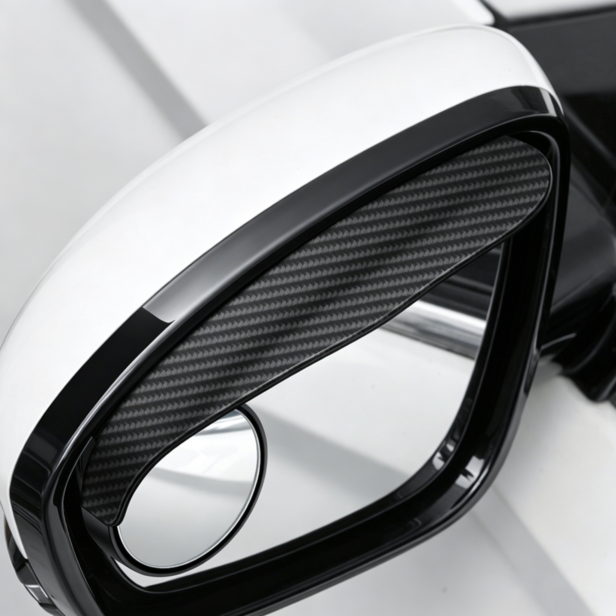 2-in-1 Car Rain Eyebrow Blind Spot Mirror