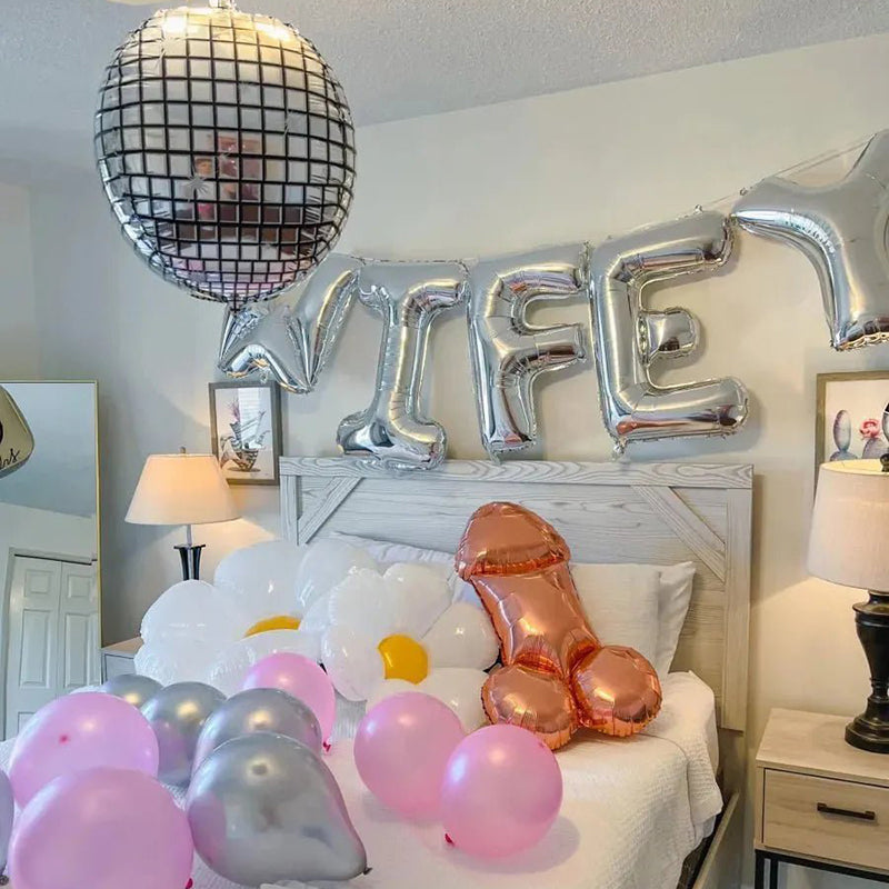 Bachelorette Party Foil Balloon Props