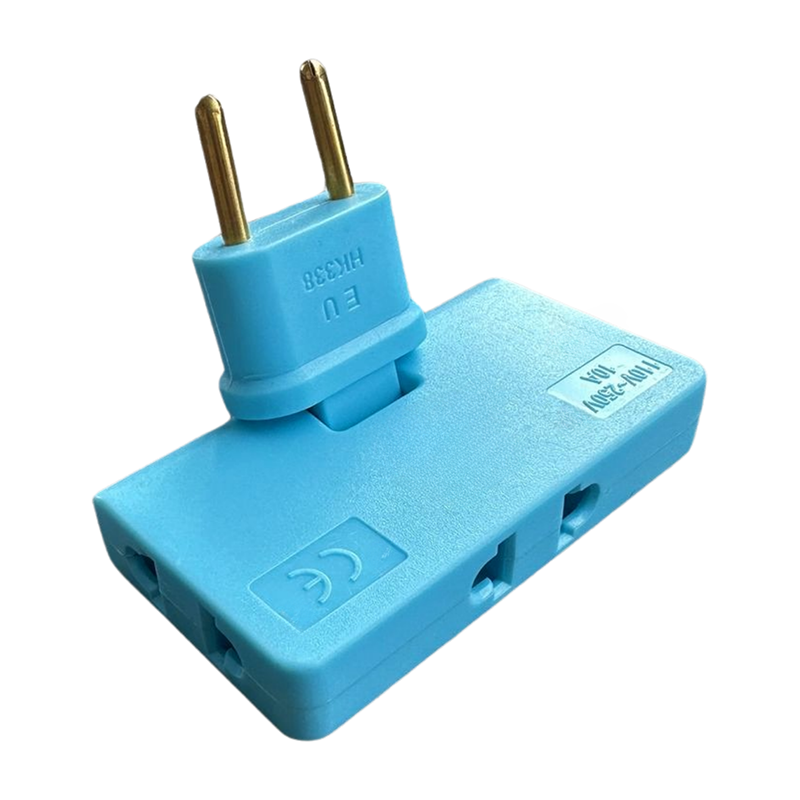 180 degree rotating European standard one to three adapter