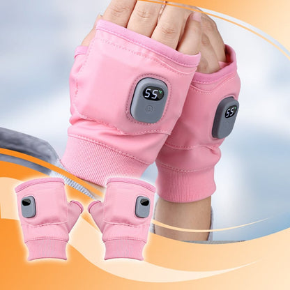 Smart heating winter warm gloves