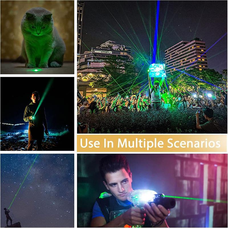 Green Beam Flashlight Laser Pointer Rechargeable USB Laser Pointer Cat Toy