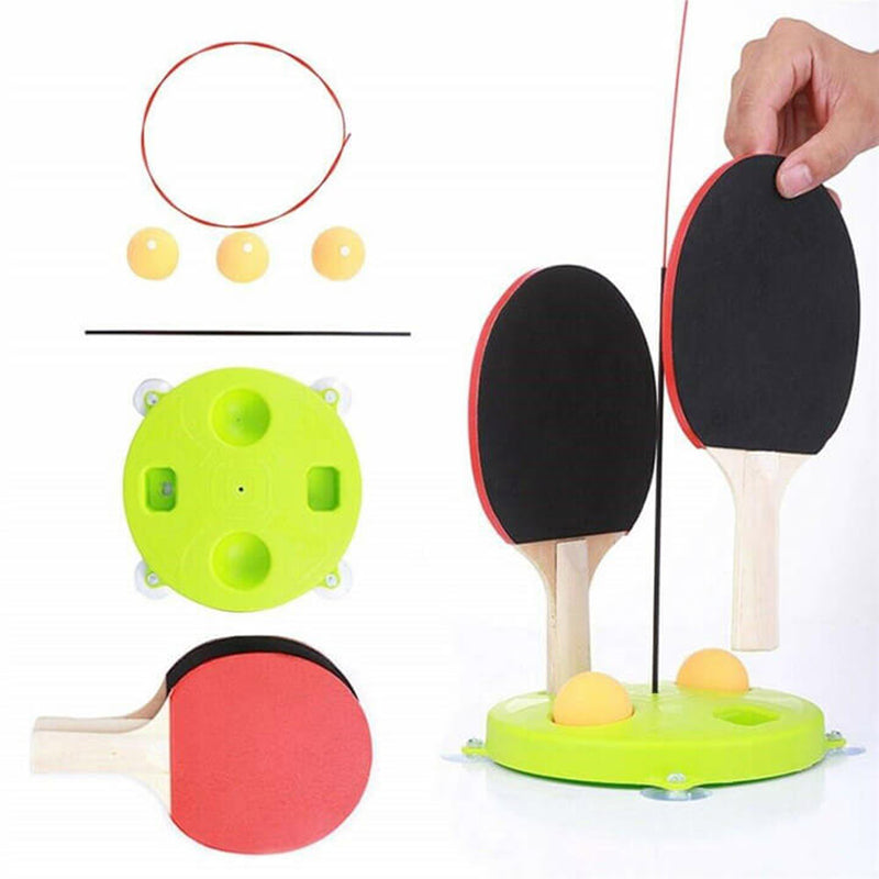 Suction cup table tennis trainer