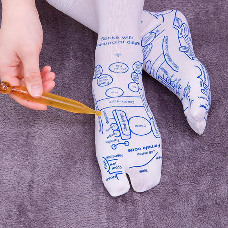 Reflexology Chart Socks