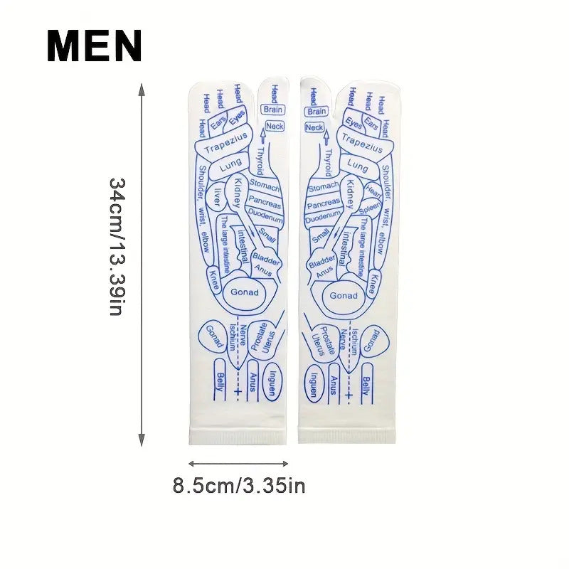 Reflexology Chart Socks