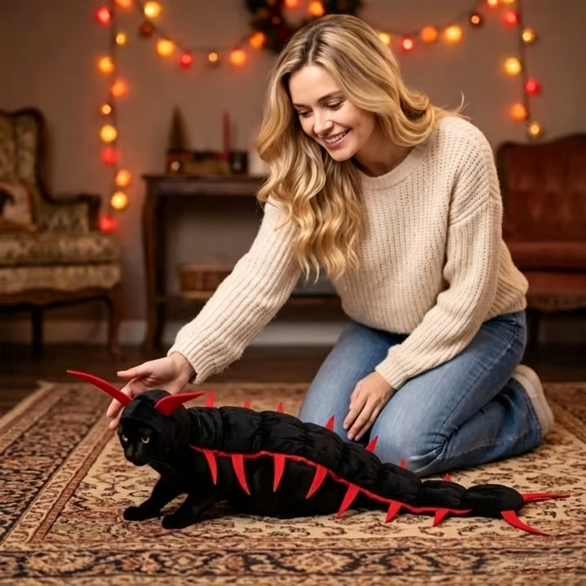Pet Centipede Halloween Cat Cosplay Costume