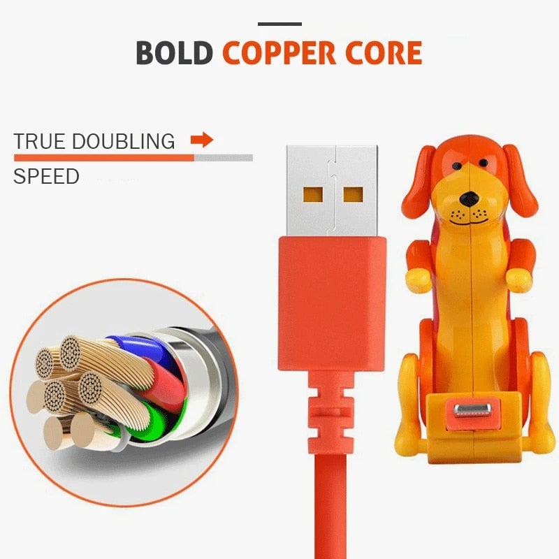 Rogue Dog Puppy Unzip Fun Data Cable