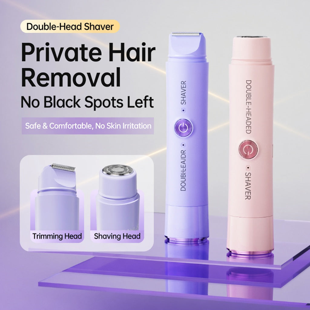 Painless bikini trimmer, wet and dry use.