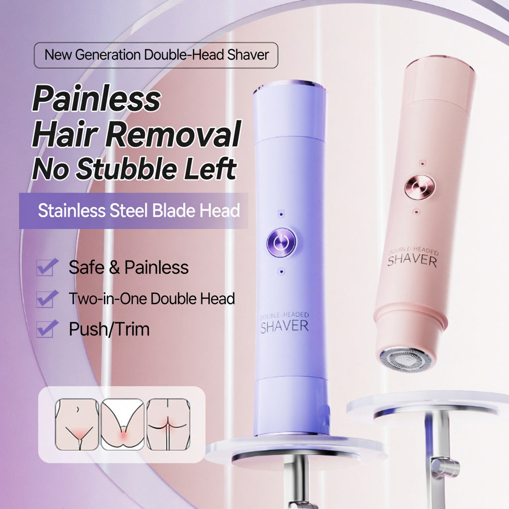 Painless bikini trimmer, wet and dry use.