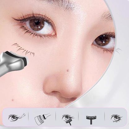 2-in-1 Waterproof Eyeliner & Lower Eyelash Stamp Artifact Set