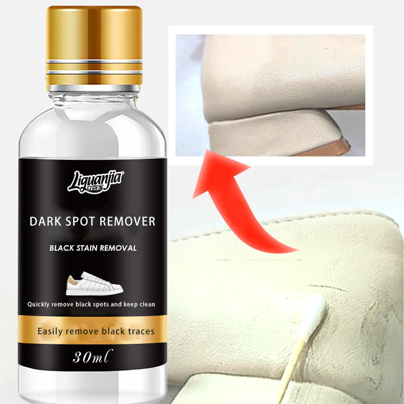 White shoe edge black remover