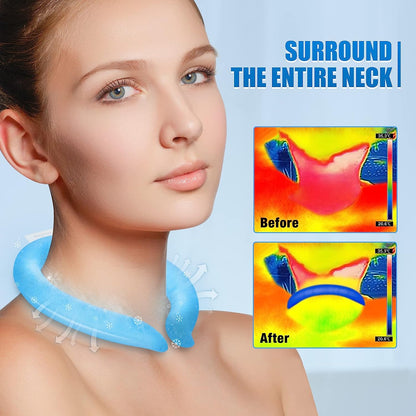 🔥Last Day Promotion 49% OFF - Wearable Cooling Neck Wraps for Summer Heat